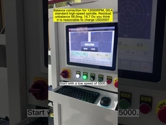 Weiches Lager Hochgeschwindigkeitsmechanische Spindel, elektrische Spindel-Balance-Maschine